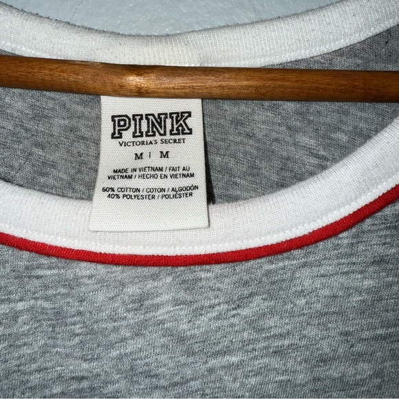 Pink Victoria secret tank top American Dream Tank Top size medium - Picture 5 of 8